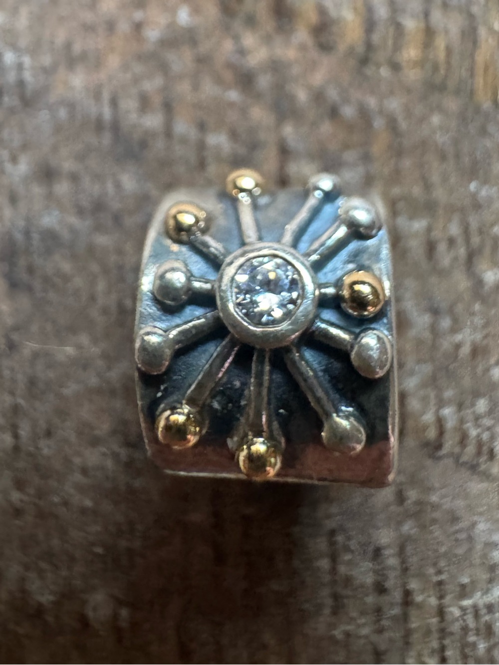 Pandora Gold and Silver Desert Star Charm